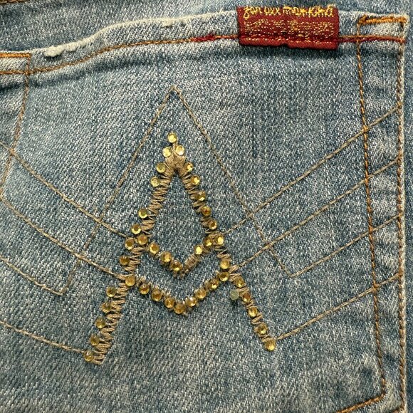 7 for All ManKind Women's "A" pocket Bootcut jeans; Size 29 - Picture 4 of 12